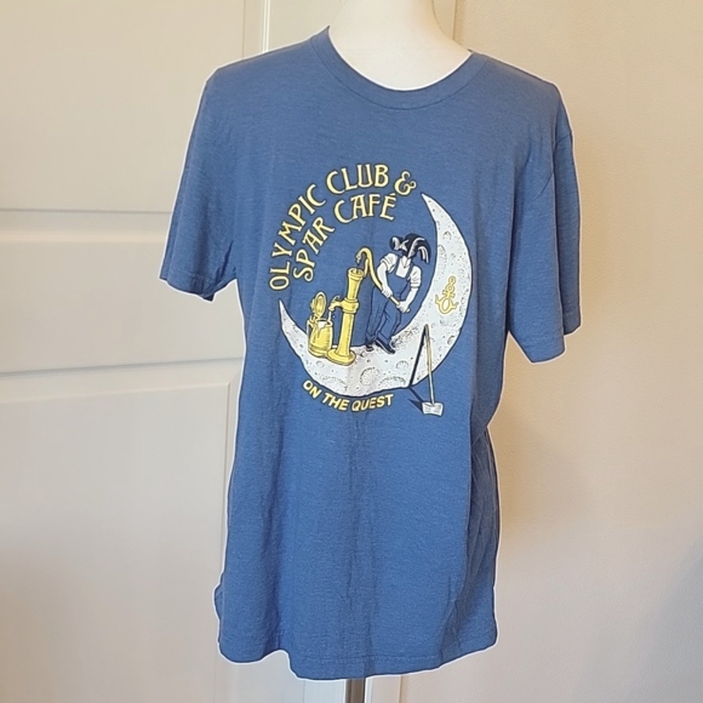 🍃 McMenamins Olympic Club mens t-shirt Sz L